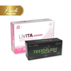 PACK PAREJAS - Livita & testoflash plus – ahorro 20% (envío gratis)