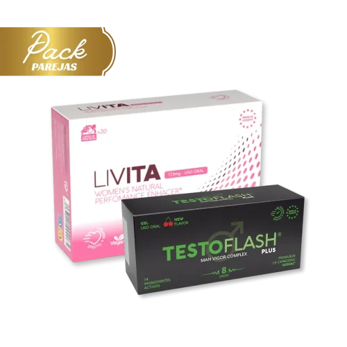 PACK PAREJAS Livita y Testoflash Plus