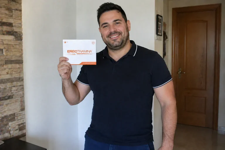 "Llegó un punto en el que me costaba mantener la erección y me frustraba mucho. Desde que tomo esto, todo mucho más natural y sin presión. Funciona."